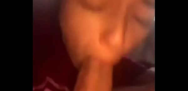  Teen recording herself sucking cock